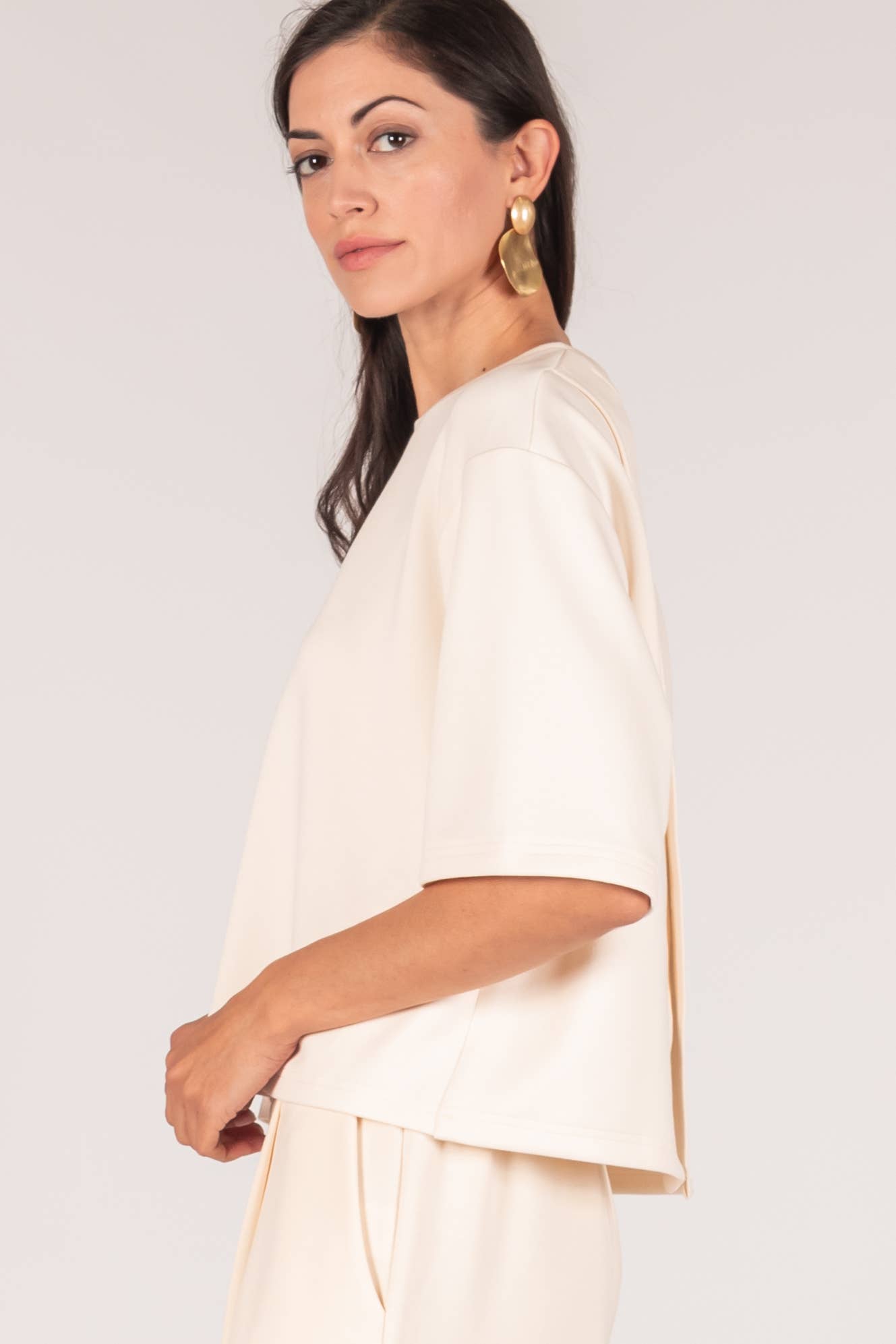 Hazel Overlap Back Top