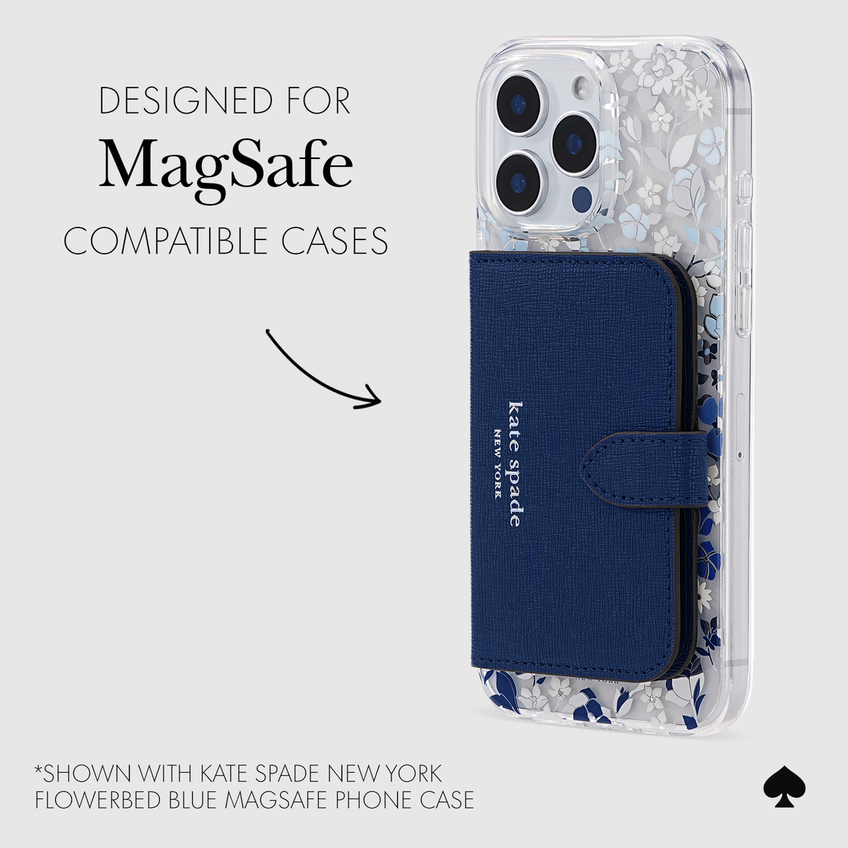 Kate Spade Wallet MagSafe Navy