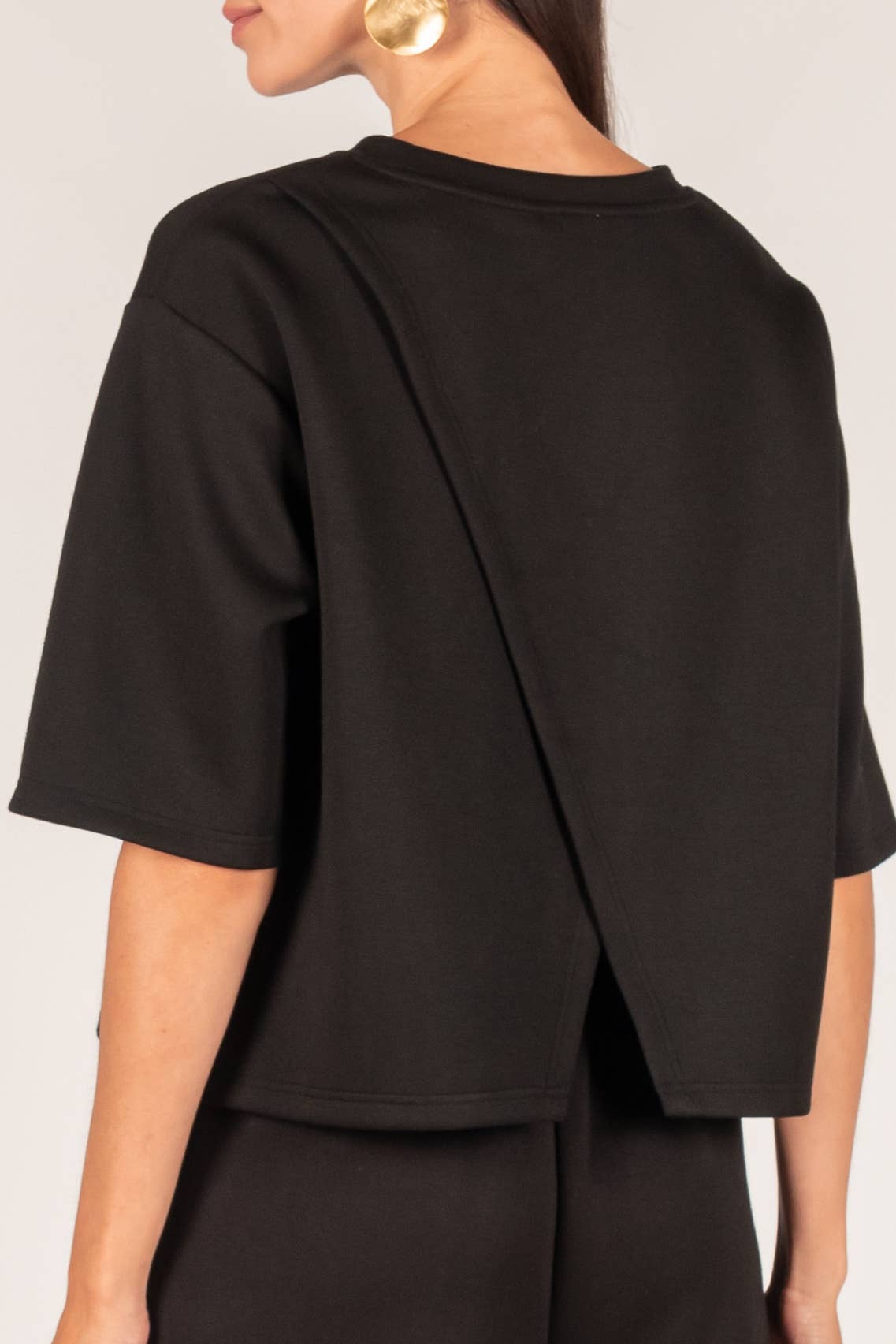 Hazel Overlap Back Top