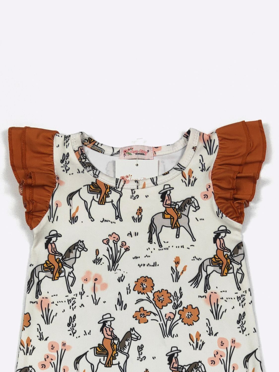 Floral Cowgirl Romper