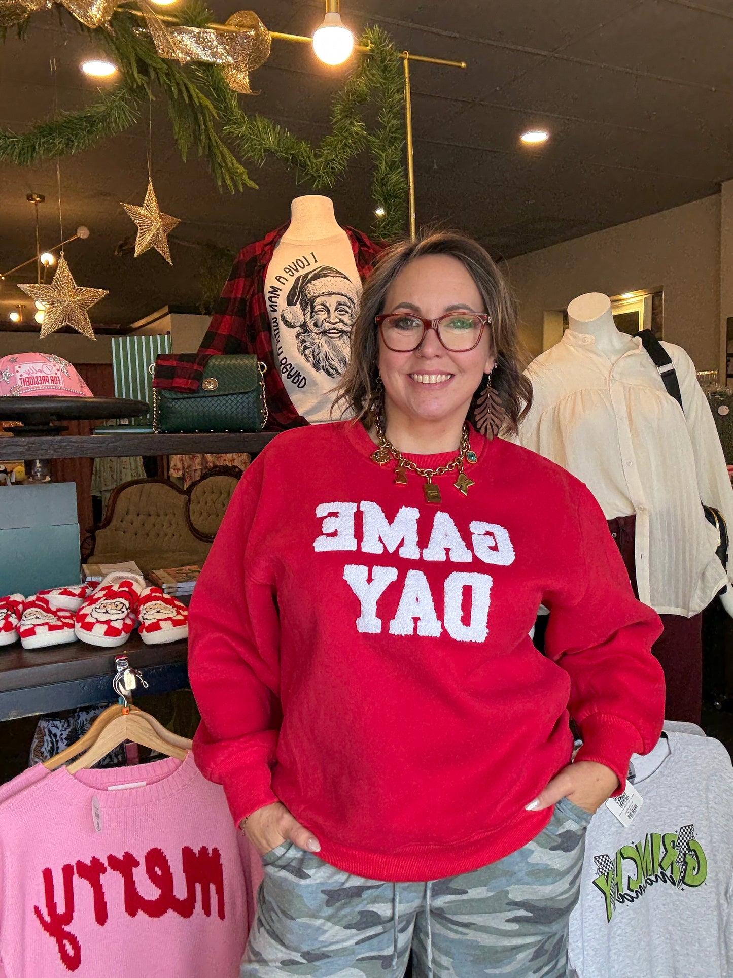 Red Game Day Sweatshirt
