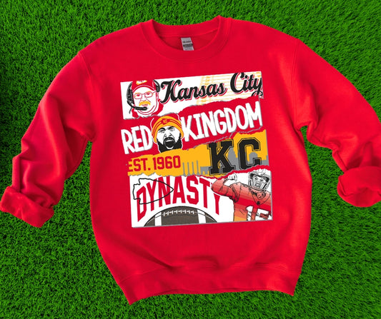 Kc Poster Red Sweatshirt