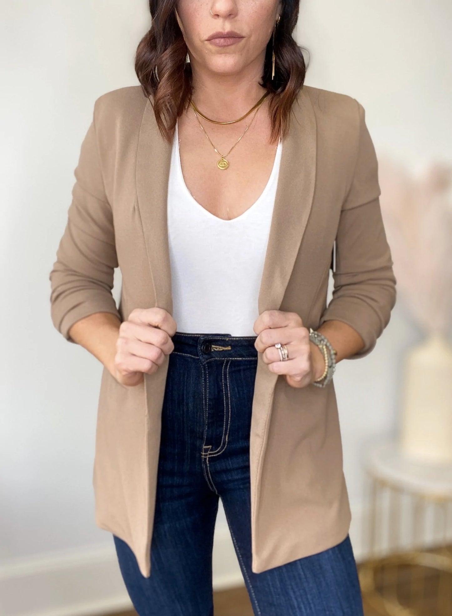 Scrunch Sleeve Blazers