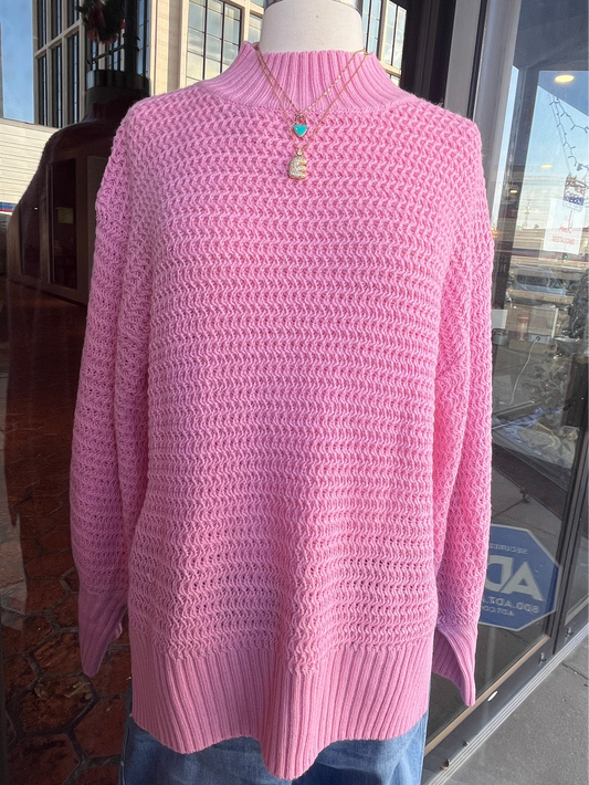 Pink Chunky Sweater