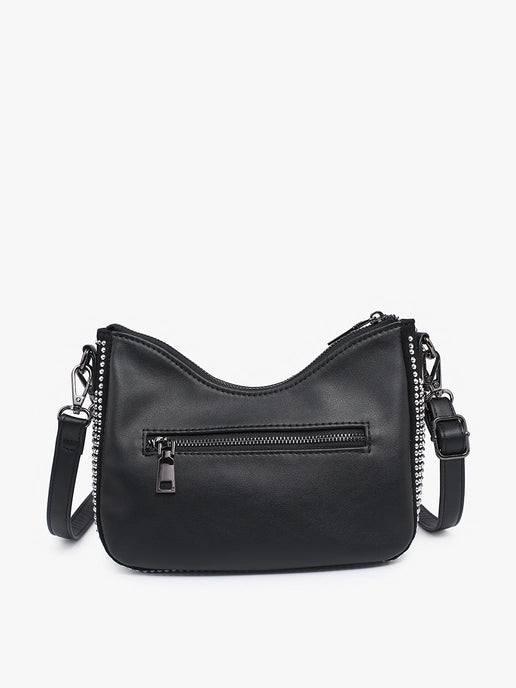 Grommet Detailed Shoulder Bag