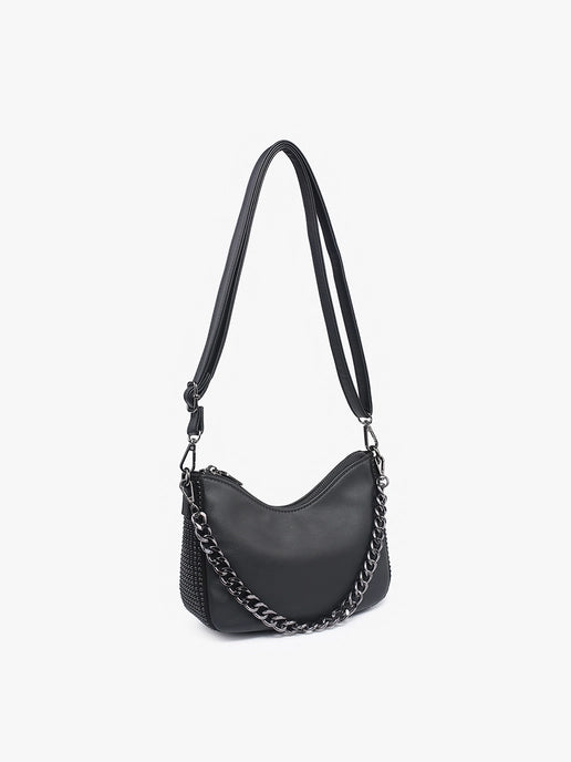 Grommet Detailed Shoulder Bag