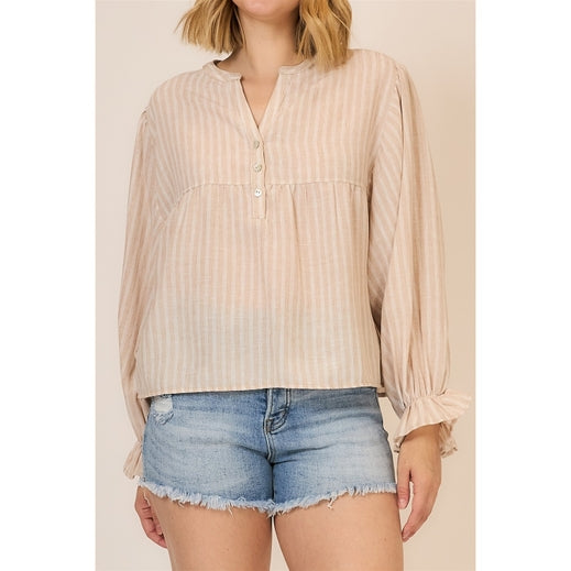 Coastal Escape Striped Top