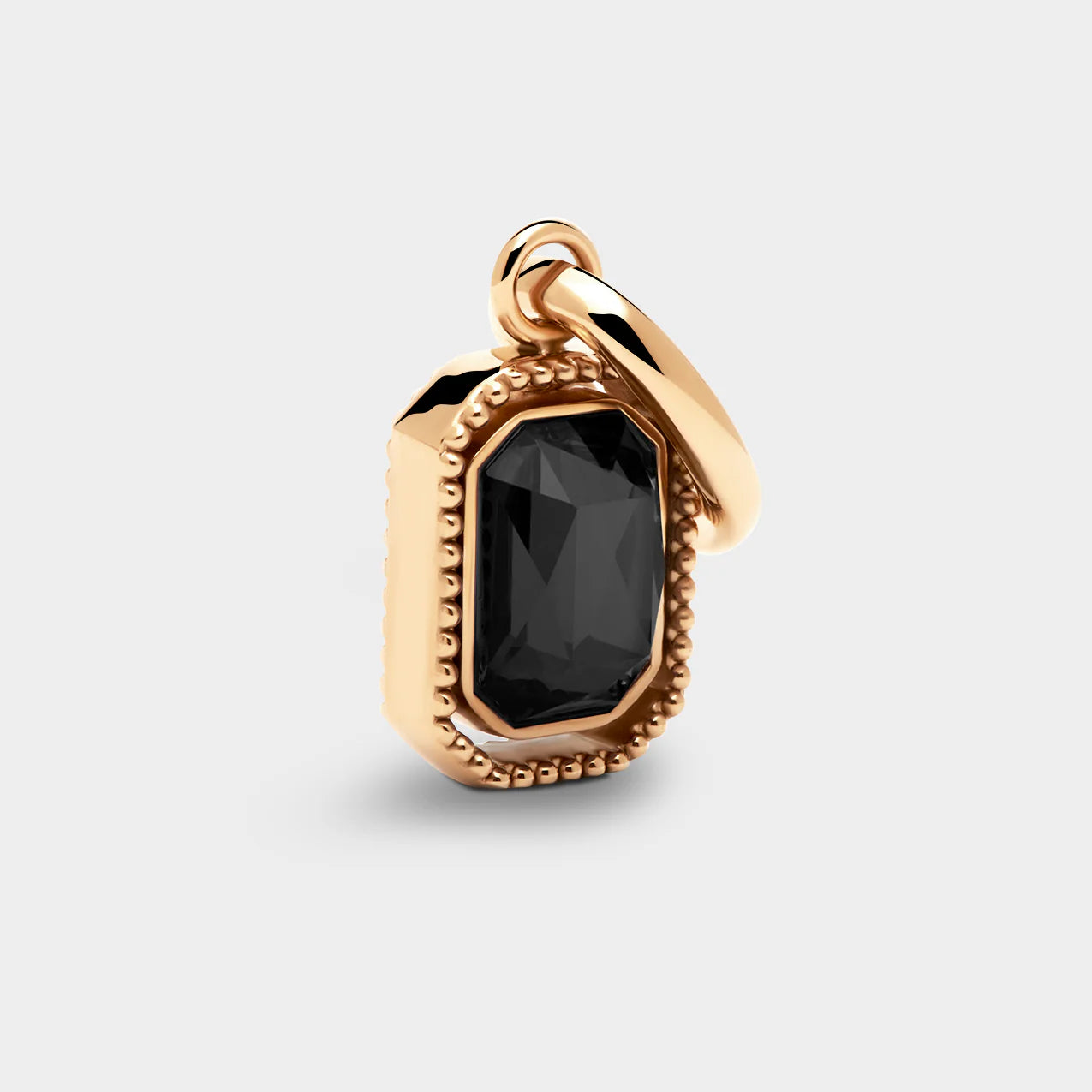Talisman Charm in Jet Black