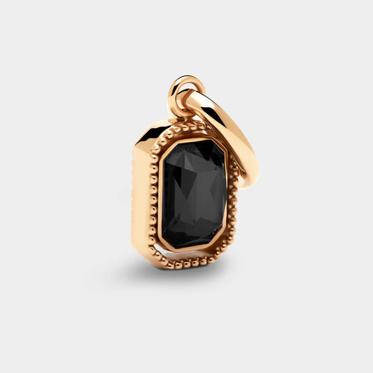 Talisman Charm in Jet Black