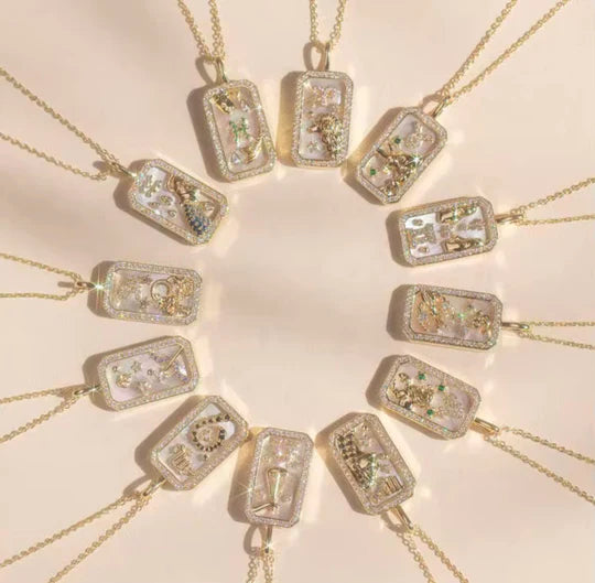 Double sided Zodiac Necklace