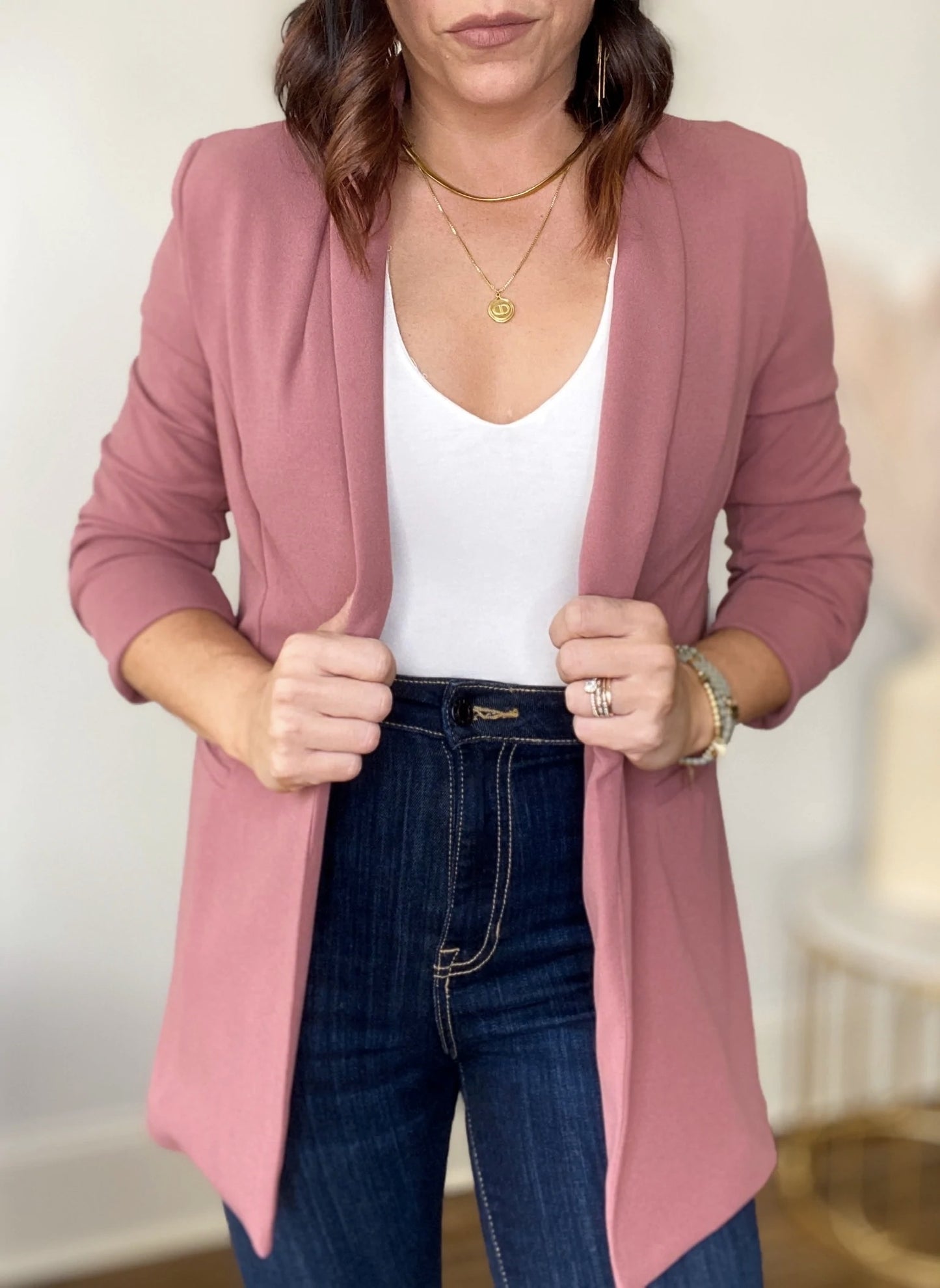 Scrunch Sleeve Blazers