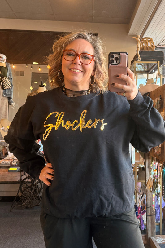Shockers Metallic Gold Puff