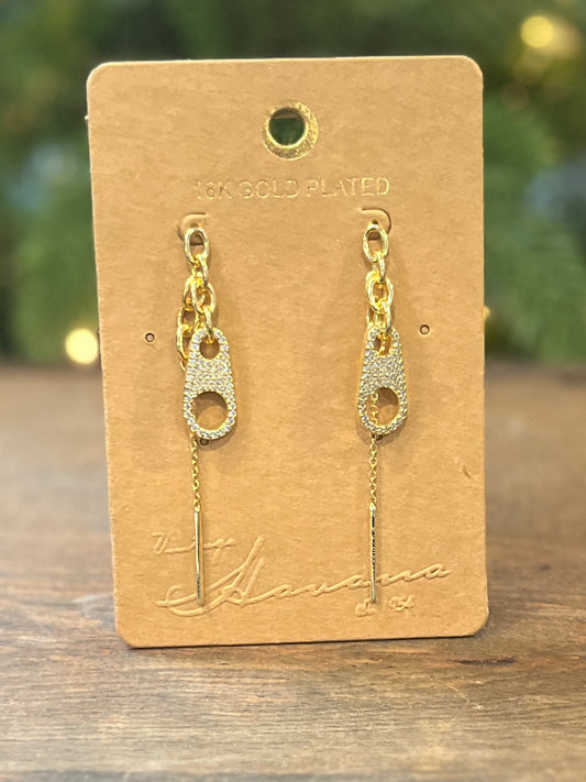 Zipper Earrings