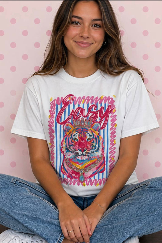 Easy Tiger White Graphic