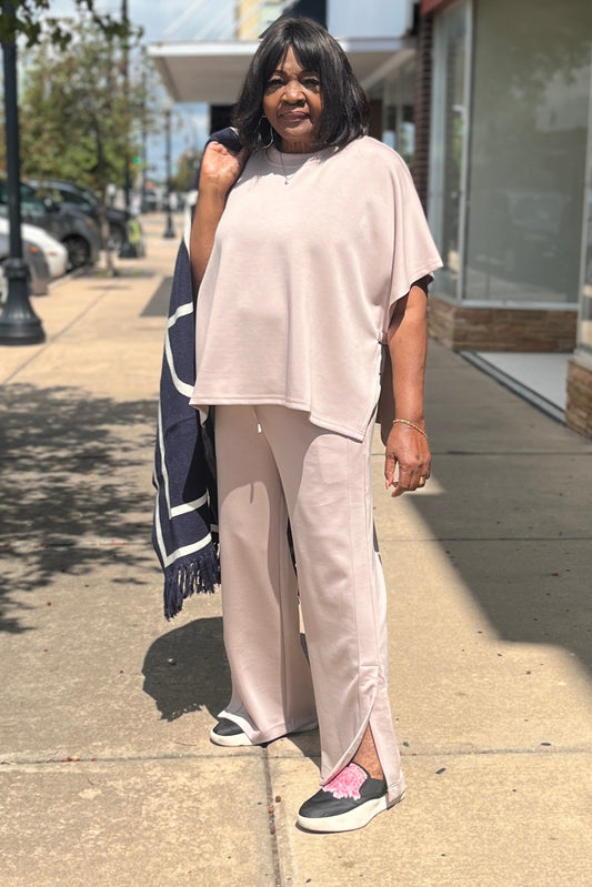 Tru Side Binding Wide Leg Pants