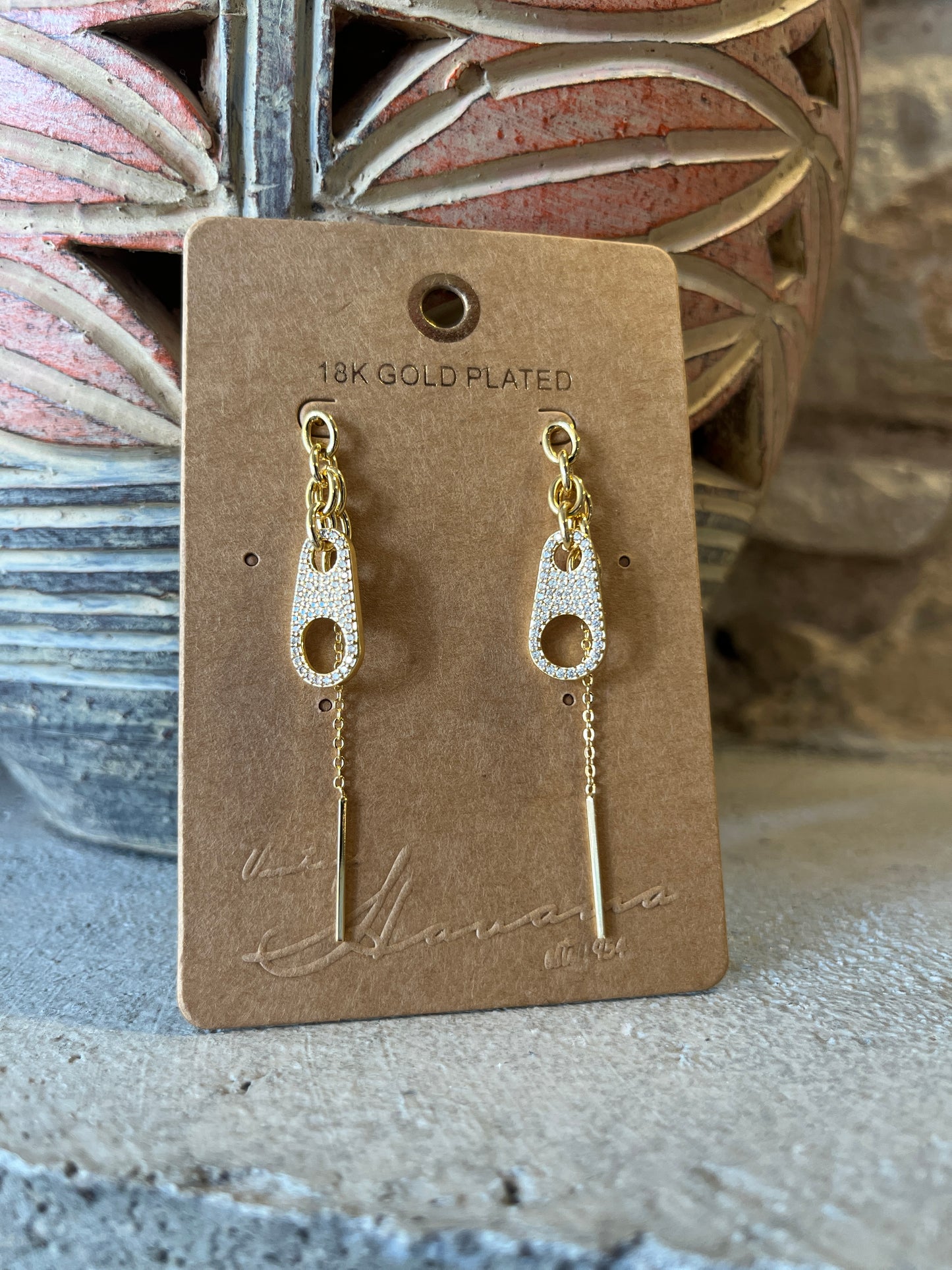 Zipper Earrings