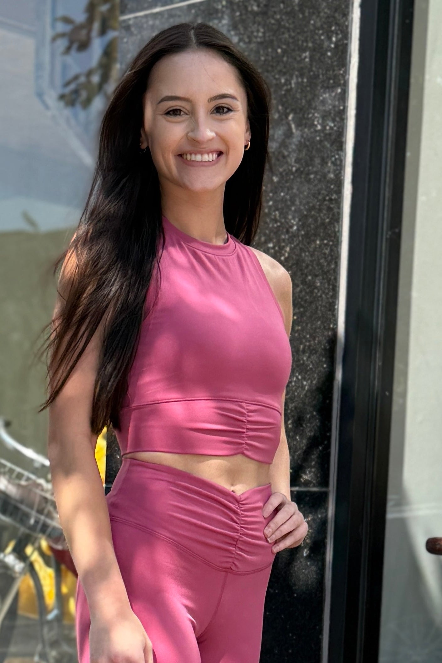 Venice Scrunch Racerback Active Top