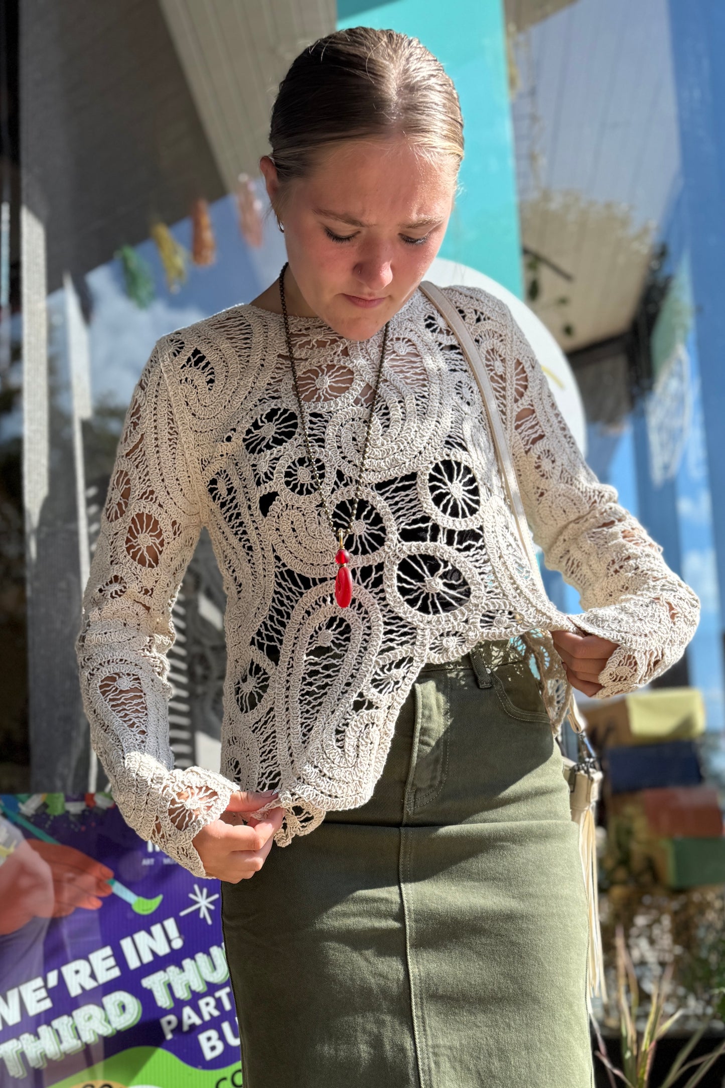 Asymetrical Crochet Top