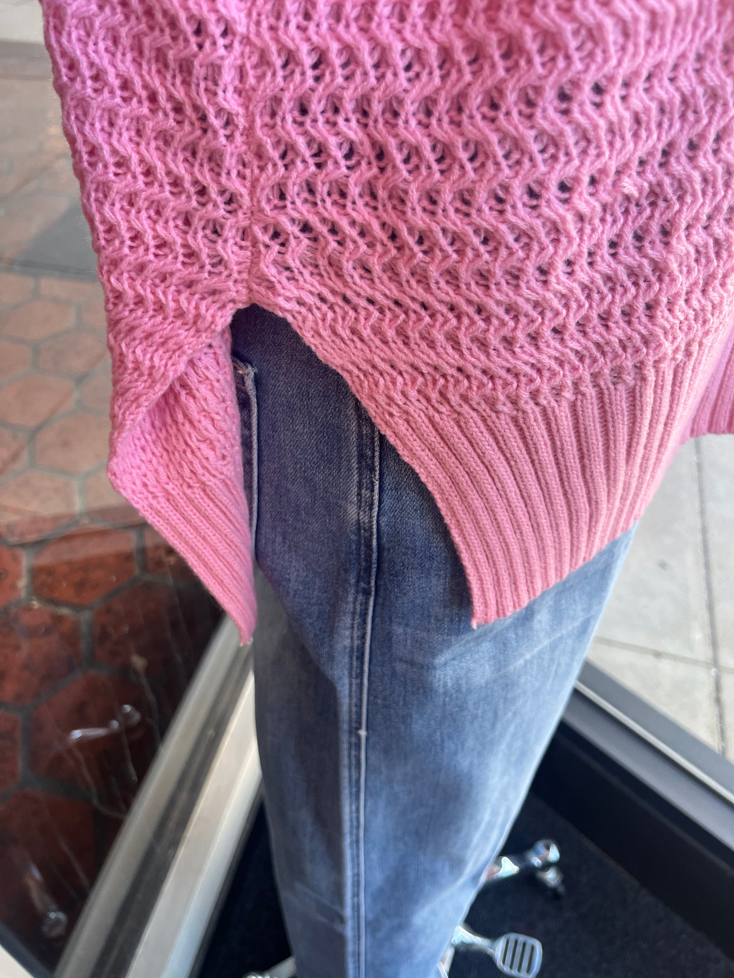 Pink Chunky Sweater