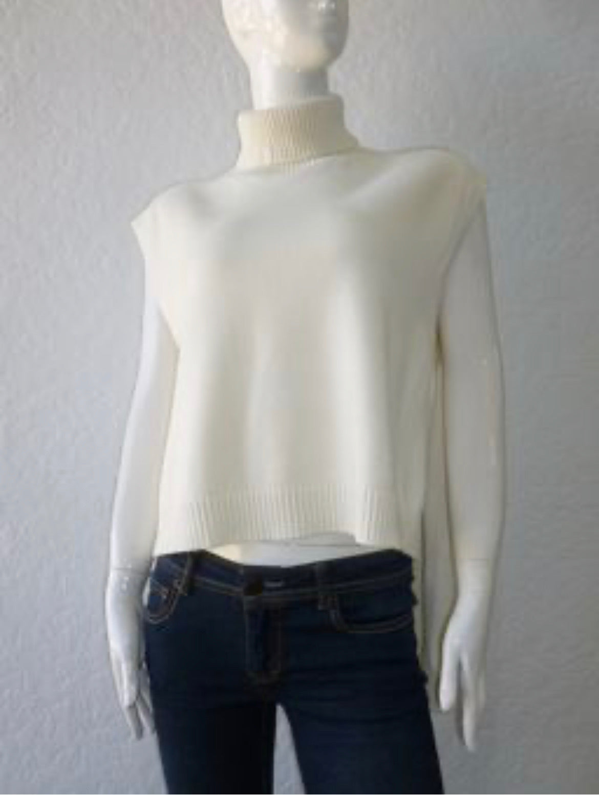 Cashmere Blend hi/low turtle neck