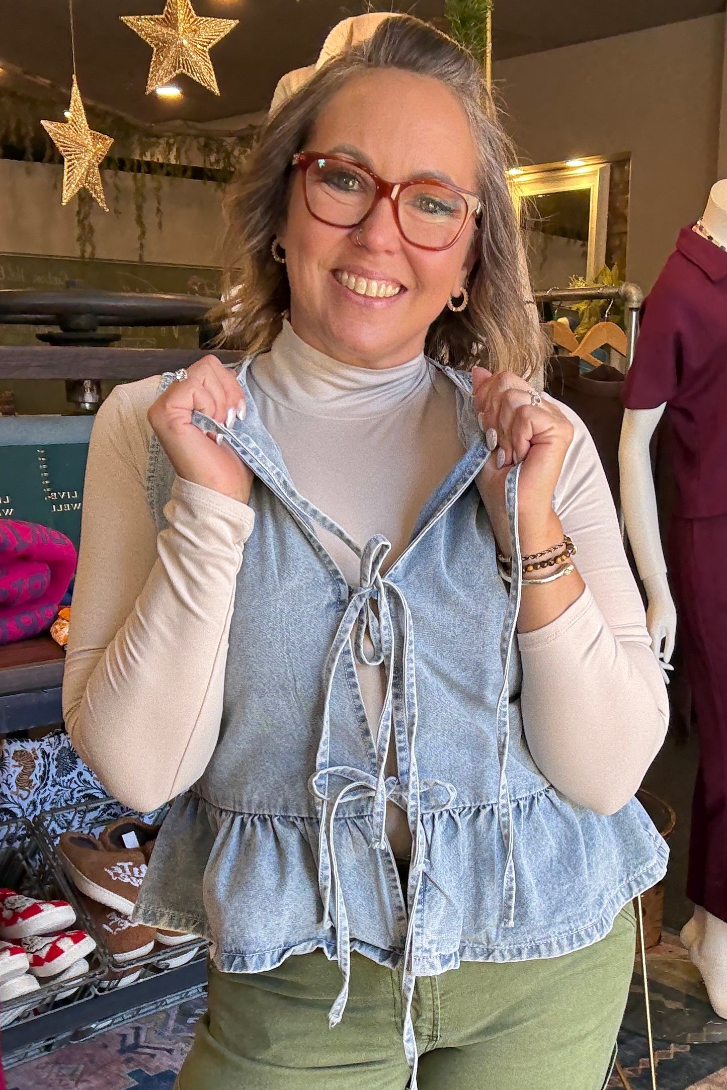 Mock Neck Long Sleeve Bodysuit