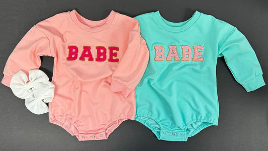 BABE Long Sleeve Onesie