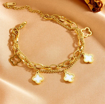 Clover Charm Bracelet