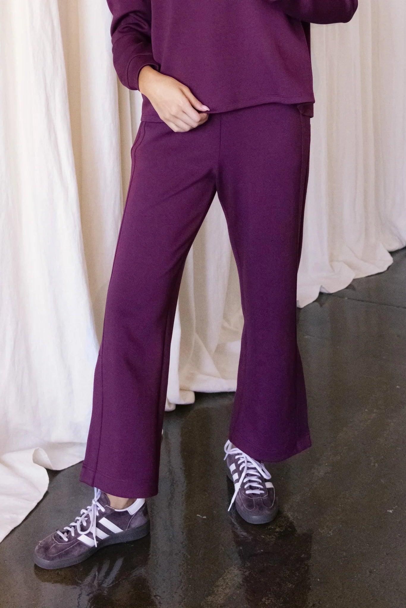 Tru Side Binding Wide Leg Pants