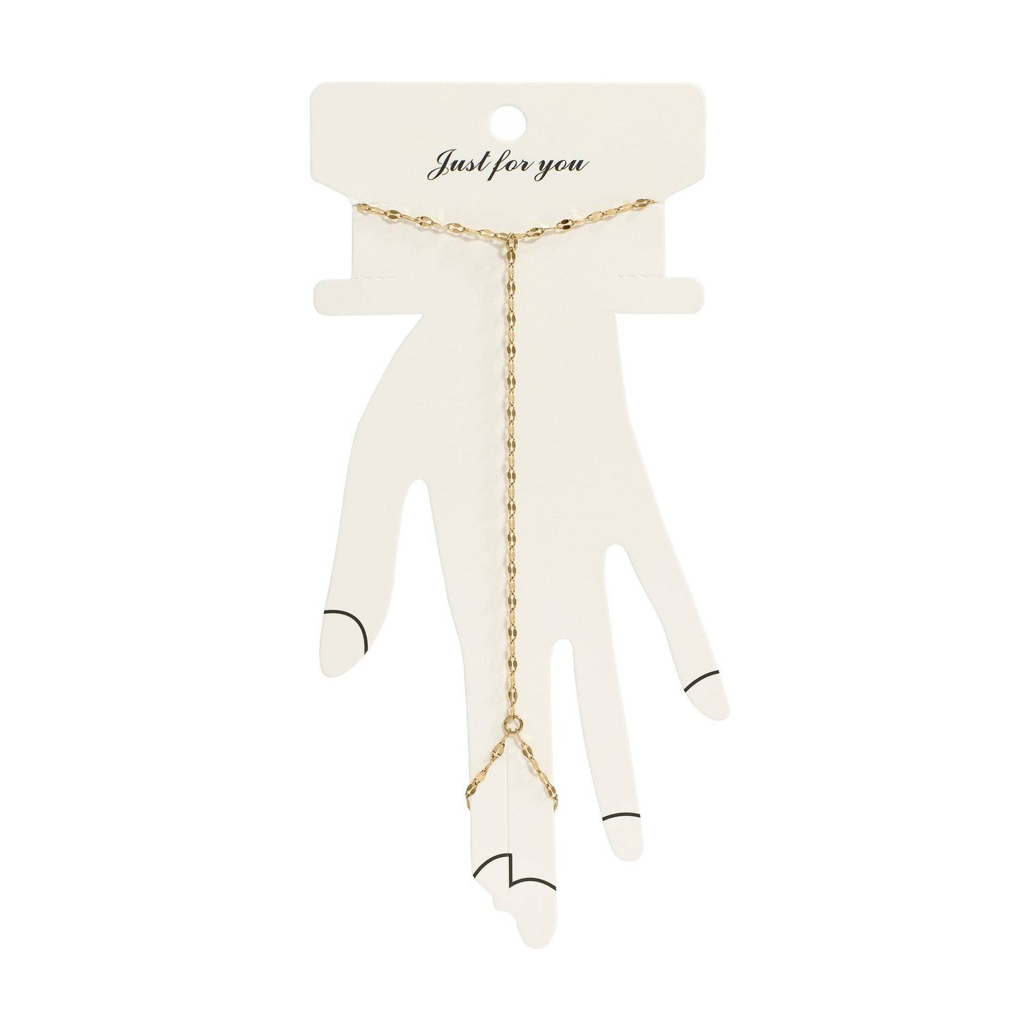 Lip Hand Chain 18K Gold PVD Stainless Steel