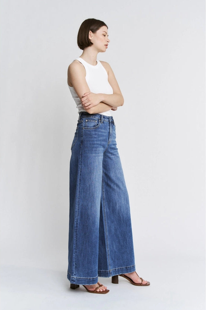 Super High Wide Leg Slouchy Wash