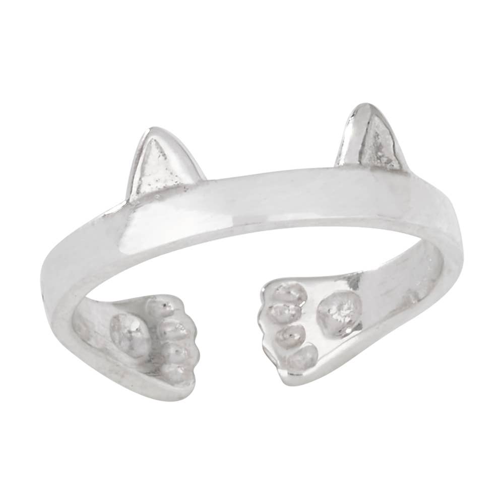 Hugs From A Furry Friends Sterling Silver Ring