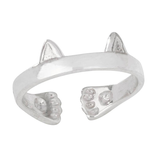 Hugs From A Furry Friends Sterling Silver Ring