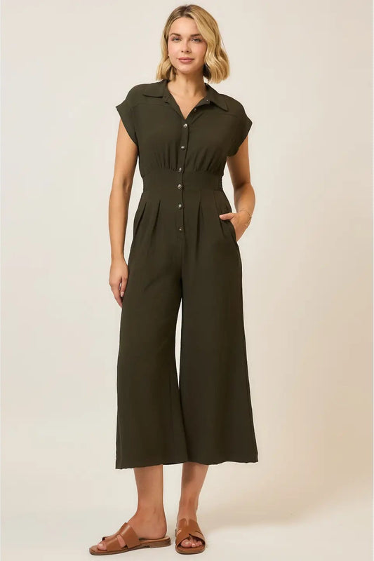 Short Sleeve Wide Leg Jumper