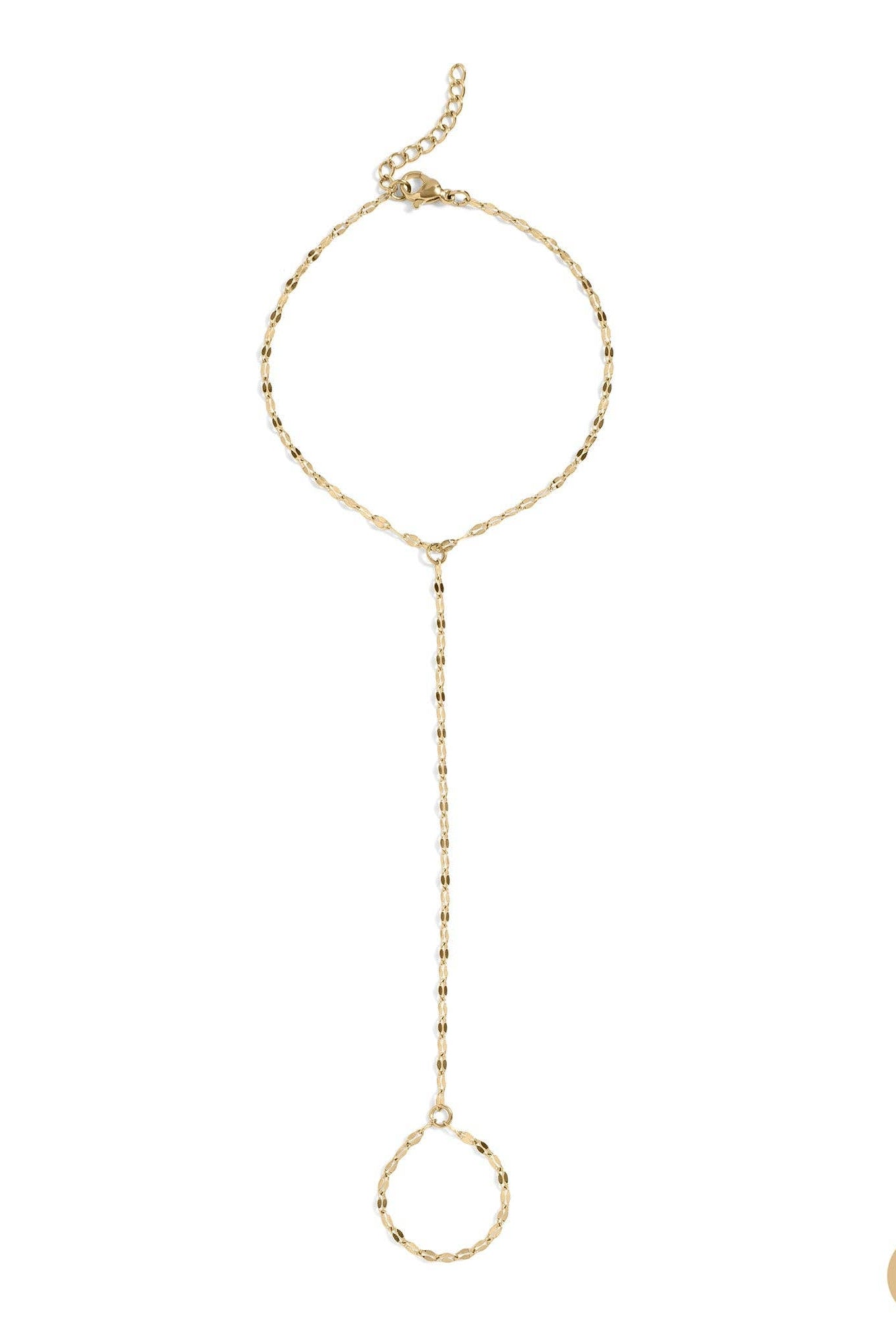 Lip Hand Chain 18K Gold PVD Stainless Steel