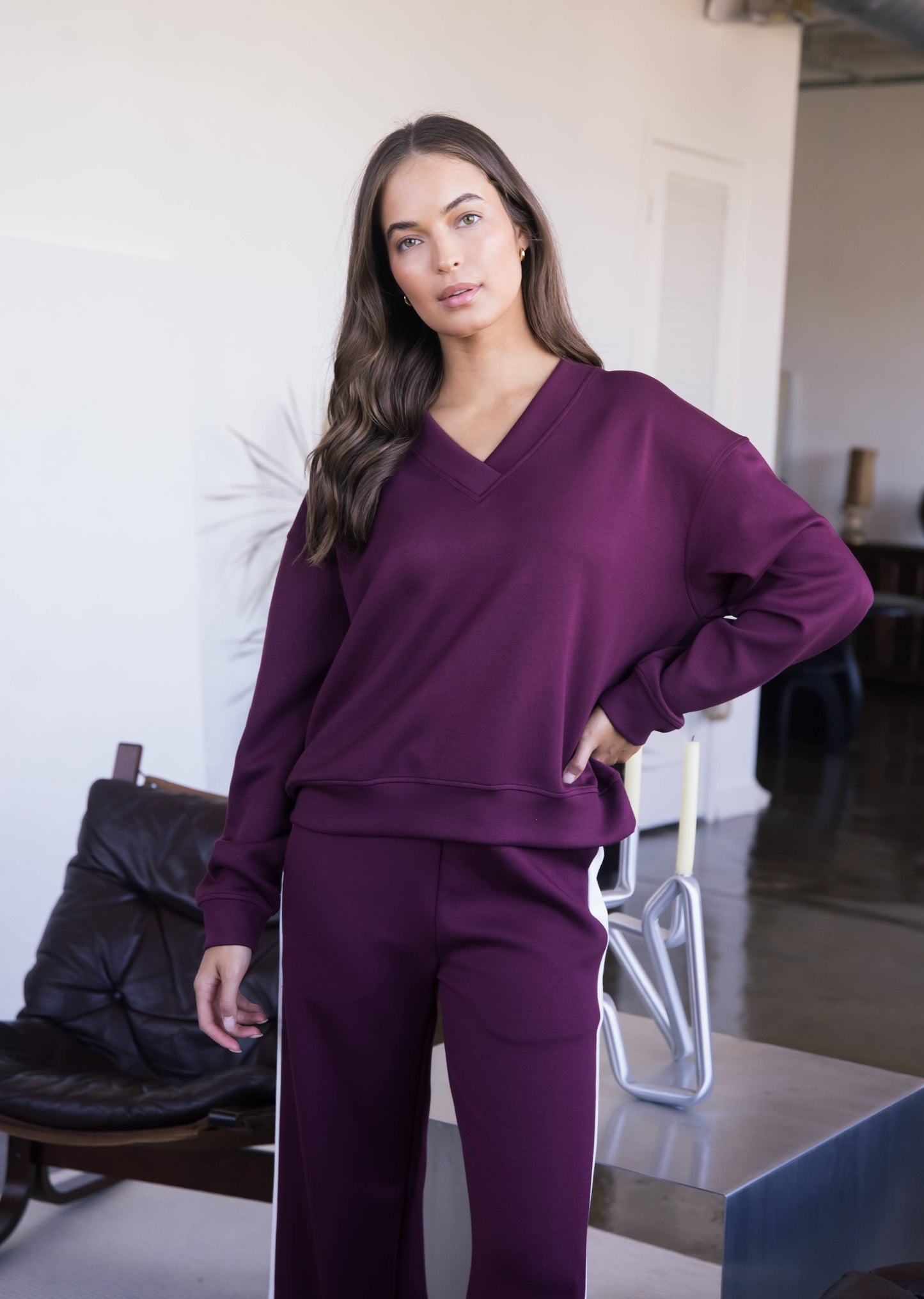 Butter Modal V-Neck Pullover Top
