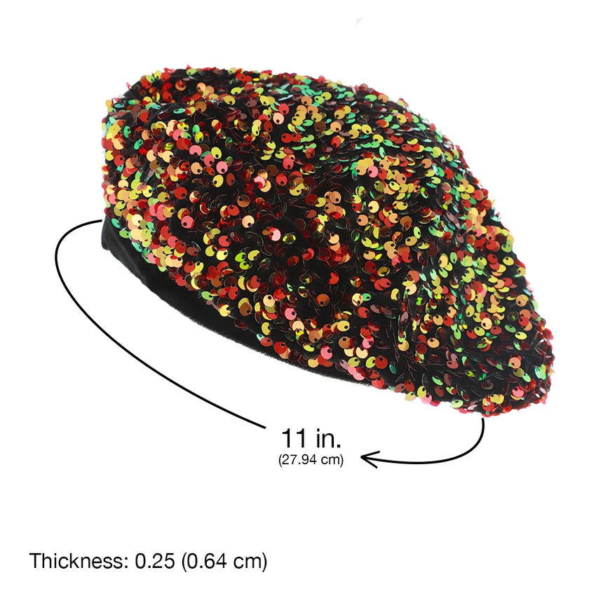 Fashion Sequin Beret
