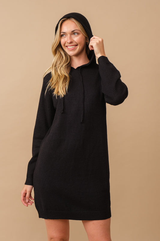 Hooded Sweater Dress