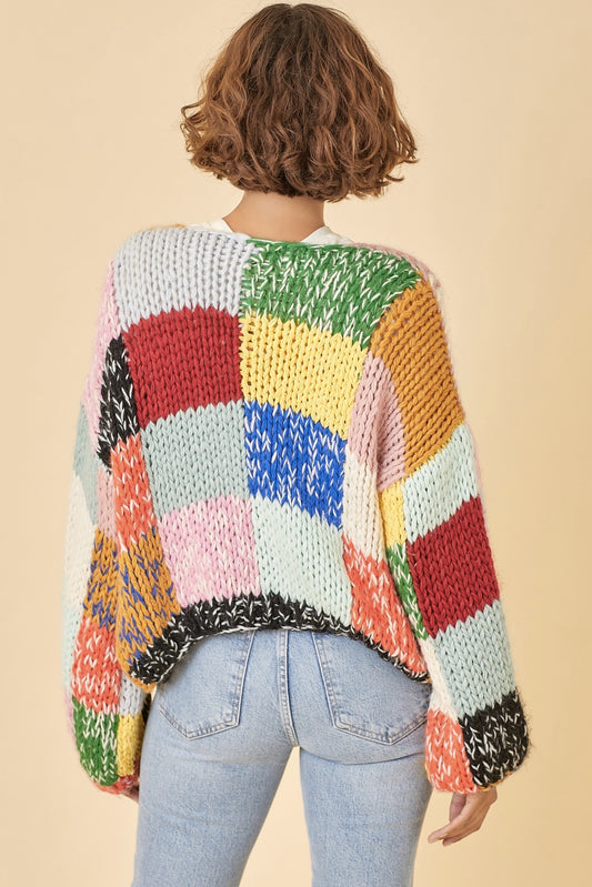 Knit Color Block PLUS