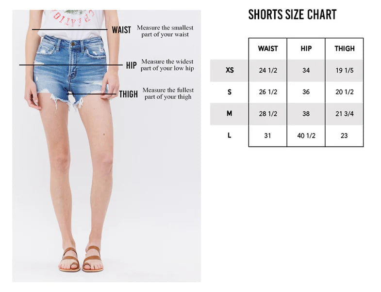 Super High Rise w/ Frayed Hem
